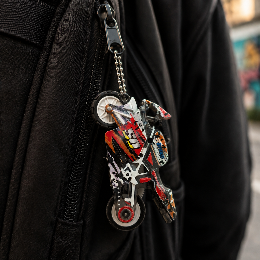 Bike keychain